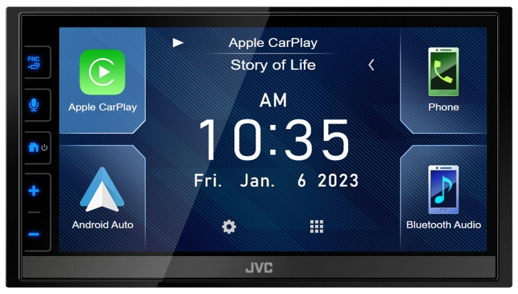 JVC KW-M785BW Car In Dash Receiver 6.8" SCreen Wiresless Carplay and Android Auto HDMI Bluetooth Maestro