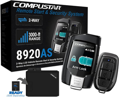 COMPUSTAR CS8920-AS  All-in-One 2-Way Remote Start + Alarm Bundle + BLADE-AL BYPASS MODULE