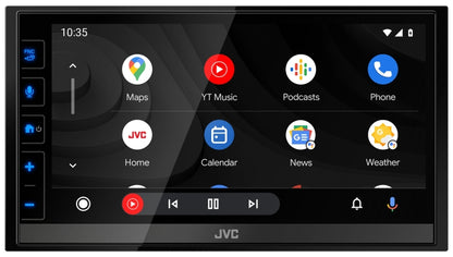 JVC KW-M785BW Car In Dash Receiver 6.8" SCreen Wiresless Carplay and Android Auto HDMI Bluetooth Maestro