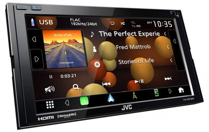 JVC KW-M875BW In Dash Multimedia Car Receiver 6.8" Screen Wireless Carplay and Android Auto