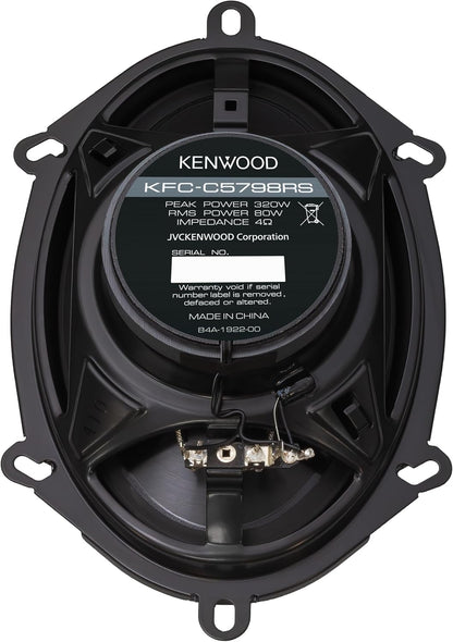 Kenwood KFC-C5798RS 5x7" 320W 2-Way Coaxial Car Speakers, Custom Fit Pair