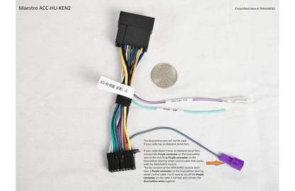 iDatalink ACC-HU-KEN2 Installation T-Harness for Select Kenwood & JVC Radios