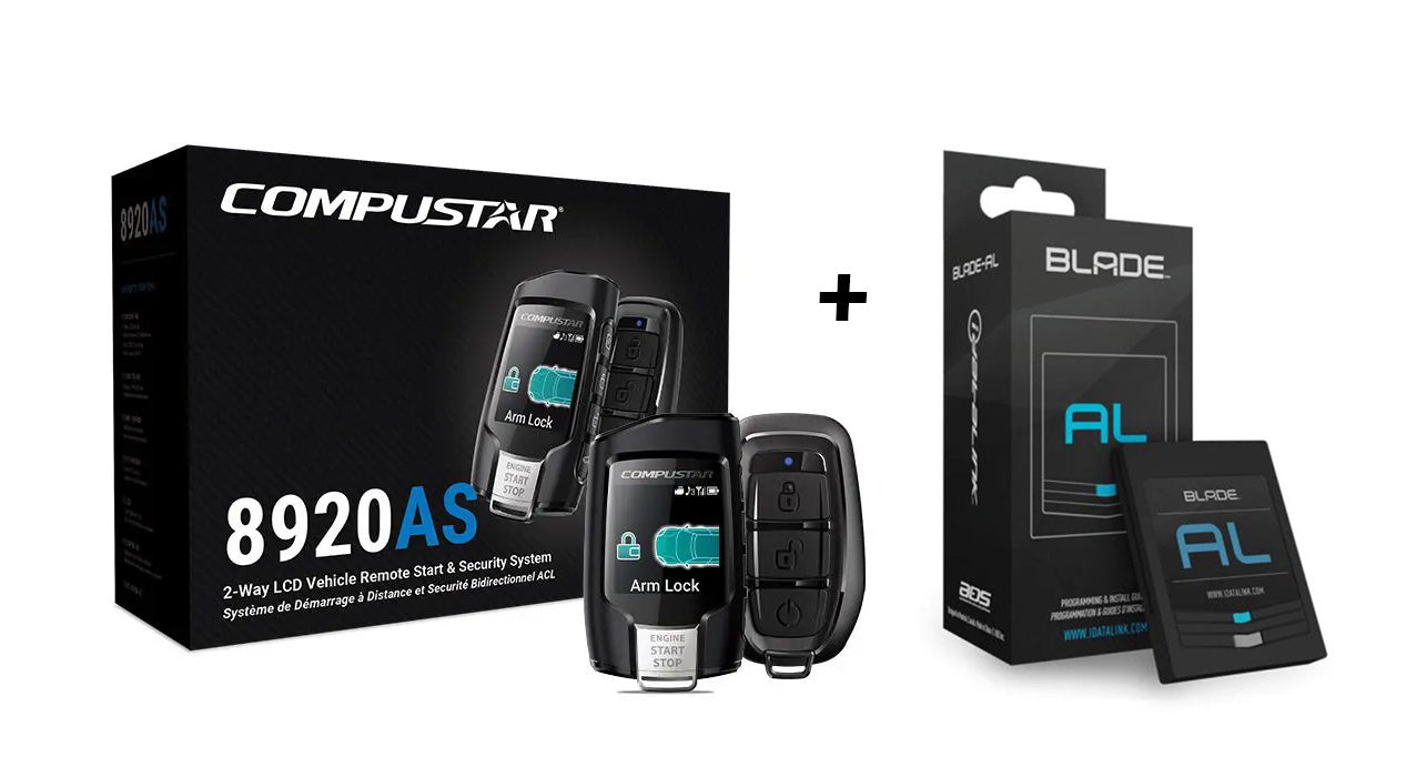 COMPUSTAR CS8920-AS  All-in-One 2-Way Remote Start + Alarm Bundle + BLADE-AL BYPASS MODULE