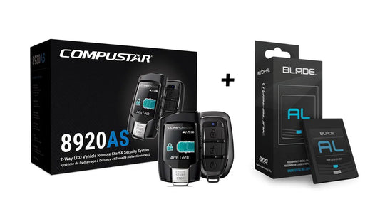 COMPUSTAR CS8920-AS  All-in-One 2-Way Remote Start + Alarm Bundle + BLADE-AL BYPASS MODULE