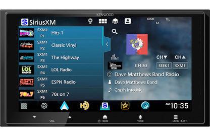 Kenwood DMX8710S Monitor with Receiver 6.92" Digital Multimedia Receiver CarPlay Android Auto