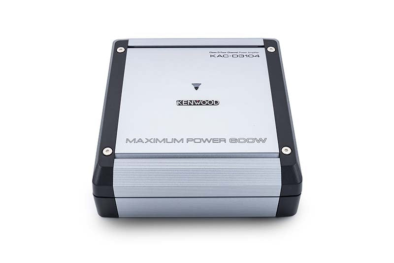 Kenwood KAC-D3104 Class D 4-Channel Car Audio Amplifier 600 Watts Max Power