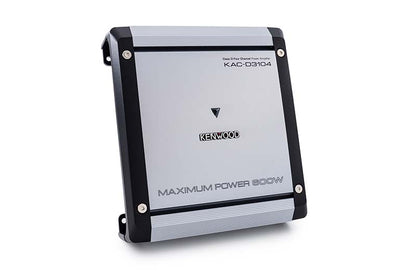 Kenwood KAC-D3104 Class D 4-Channel Car Audio Amplifier 600 Watts Max Power