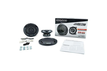 Kenwood KFC-1066S  4" Coaxial Speakers for Car Audio 220W Peak - Pair