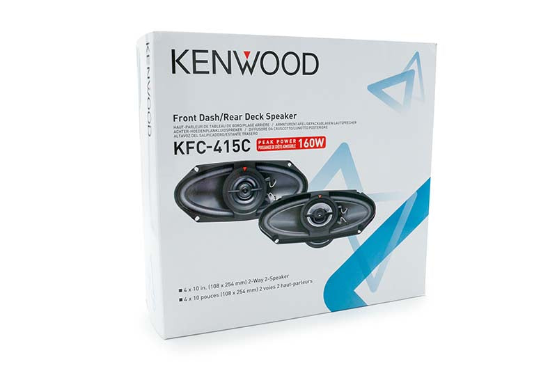 Kenwood KFC-415C Pair 4 x 10" Speakers 2-Way Car Audio Speakers 160 Watts Peak - PAIR