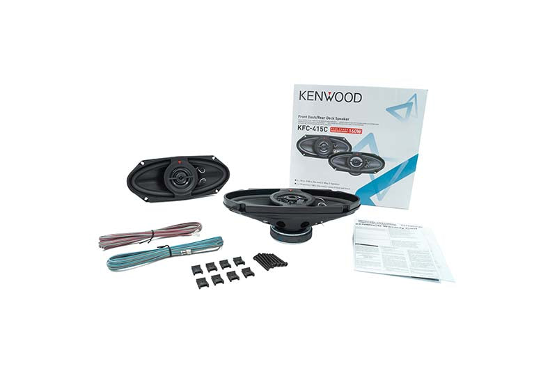 Kenwood KFC-415C Pair 4 x 10" Speakers 2-Way Car Audio Speakers 160 Watts Peak - PAIR
