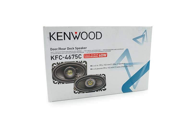 Kenwood KFC-4675C Pair 4 x 6" Speakers 2-Way 60 Watts Peak - PAIR