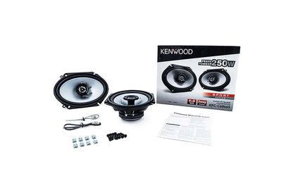 Kenwood KFC-C6866S Pair 6 x 8" Coaxial Speakers Car Audio 250W Max Power