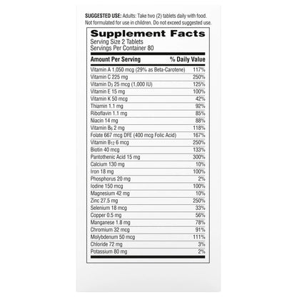 Centrum Minis Women's Daily Multivitamin for Immune Support with Zinc & Vitamin C, 160 Ct 80 Day Supply