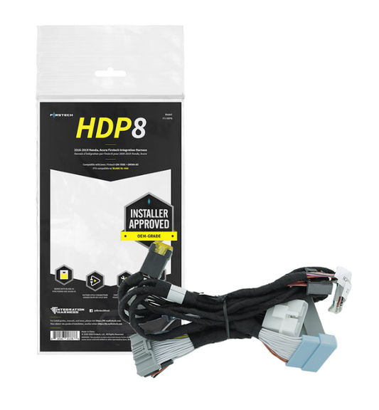 Firstech FTIHDP8 For Acura /Honda Integration Harness 2016-2019 (HDP8)