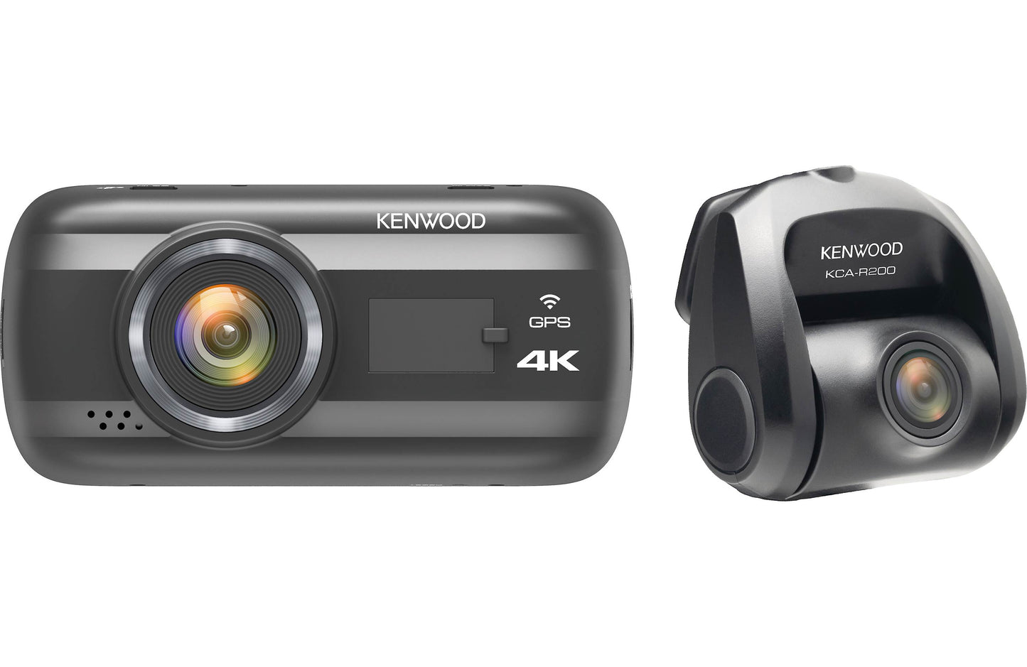 Kenwood DRV-A601WDP 4K Ultra HD Dual Dash Cameras Includes 2 Cameras