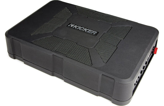 Kicker Hideaway Compact Powered Subwoofer, 8-Inch Subwoofer and 150 Watt Class D Amplifier 11HS8