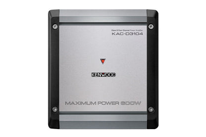 Kenwood KAC-D3104 Class D 4-Channel Car Audio Amplifier 600 Watts Max Power