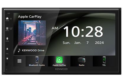 Kenwood DMX5710S 6.8" WSVGA Digital Car Stereo Multimedia Receiver with Wireless Apple CarPlay & Android Auto