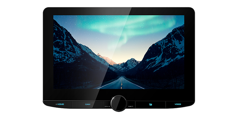 Kenwood DMX1038S 10.1" HD Floating Panel Digital Multimedia Receiver – Wireless Apple CarPlay & Android Auto