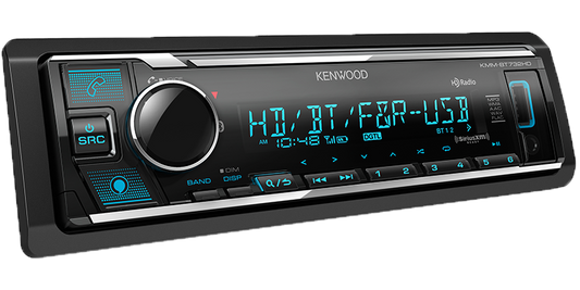 Kenwood KMM-BT732HD Digital Media Receiver with Bluetooth & HD Radio 1-DIN Amazon Alexa Ready