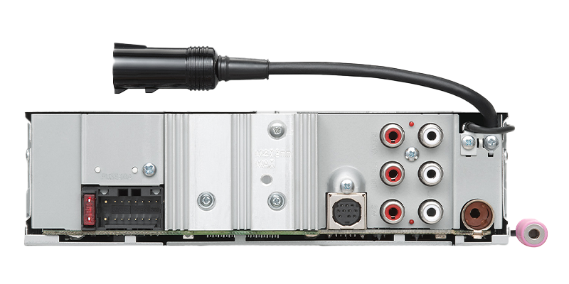 Kenwood KMR-M332BT 1-DIN Marine Digital Media Bluetooth Receiver USB AUX AM/FM
