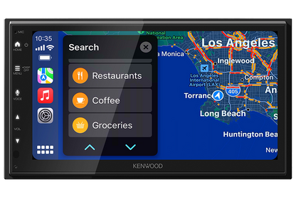Kenwood DMX5710S 6.8" WSVGA Digital Car Stereo Multimedia Receiver with Wireless Apple CarPlay & Android Auto