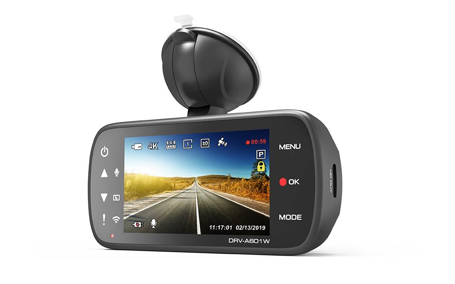 Kenwood DRV-A601WDP 4K Ultra HD Dual Dash Cameras Includes 2 Cameras