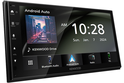 Kenwood DMX5710S 6.8" WSVGA Digital Car Stereo Multimedia Receiver with Wireless Apple CarPlay & Android Auto