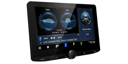 Kenwood DMX1038S 10.1" HD Floating Panel Digital Multimedia Receiver – Wireless Apple CarPlay & Android Auto