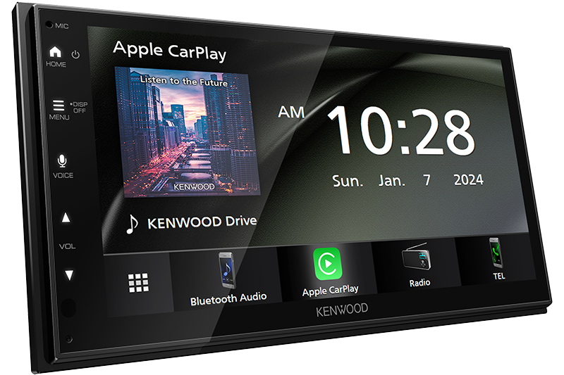 Kenwood DMX5710S 6.8" WSVGA Digital Car Stereo Multimedia Receiver with Wireless Apple CarPlay & Android Auto