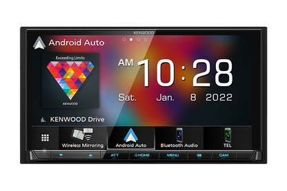 Kenwood DMX9708S 2-DIN Car Stereo, Wireless Apple CarPlay/Android A, SXM/Maestro