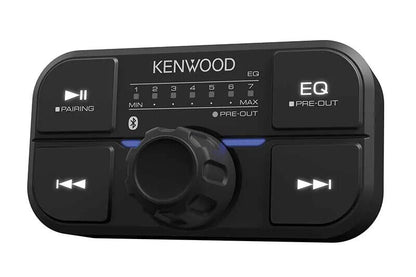 Kenwood KAC-M5024BT 600W 4 Channel Compact Amplifier, Waterproof w/ Bluetooth