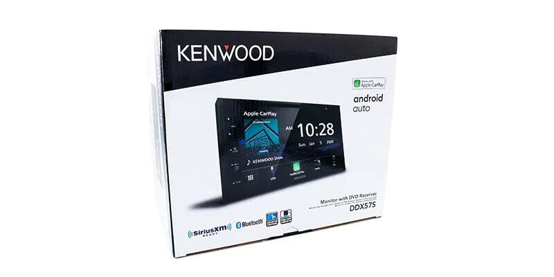 Kenwood DDX57S 6.8" DVD Bluetooth Receiver, Touchscreen, Wired Mirroring