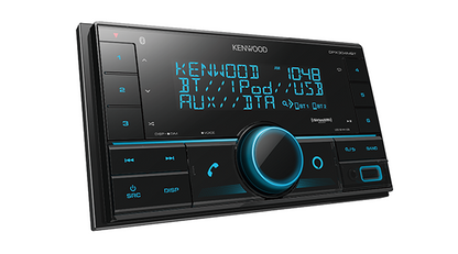 Kenwood DPX304MBT Double DIN Digital Media Receiver with Bluetooth Amazon Alexa and Spotify ready