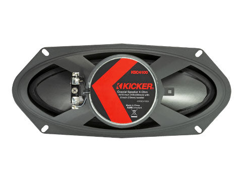 KICKER KSC4100 4X10-Inch Coaxial Speakers w/.5-Inch Tweeters, 4-Ohm 47KSC41004