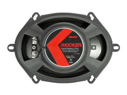 KICKER KSC680 6X9-Inch Coaxial Speakers w/.75-Inch Tweeters, 4-Ohm 47KSC6804