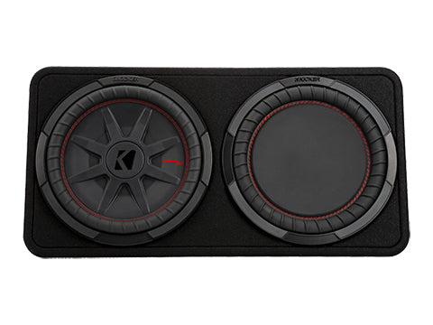 Kicker CompRT 12-Inch Subwoofer in Thin Profile Enclosure 2-Ohm 500W 48TCWRT122