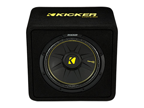 KICKER CompC 12 Inch Sub in Vented Enclosure, 4-Ohm 300W 44VCWC124