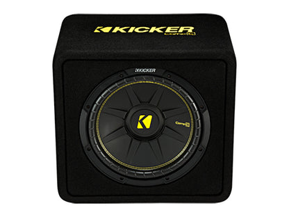 KICKER CompC 12 Inch Sub in Vented Enclosure, 4-Ohm 300W 44VCWC124