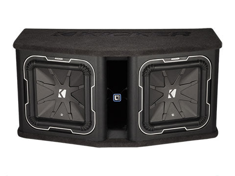 Kicker DL712 DUAL L7 12-Inch Subwoofers In Vented Enclosure, 2-Ohm , 1800W  41DL7122