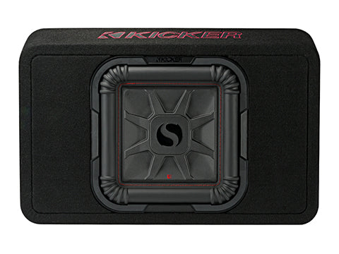 Kicker L7T 10-Inch Solo-Baric Subwoofer in Thin Profile Enclosure 4-Ohm 500W 46TL7T104