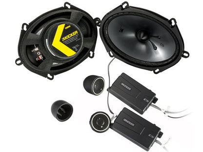 KICKER CSS68 6X8 Inch Component System w/ .75 Tweeters 46CSS684