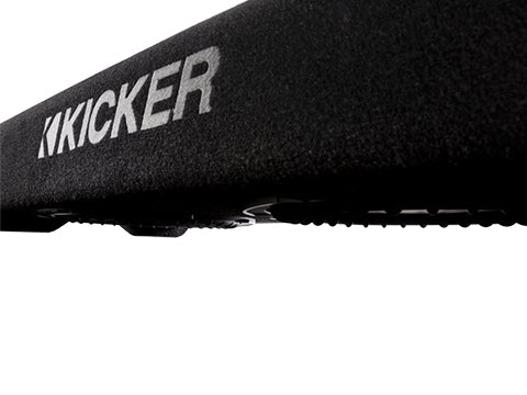 Kicker TRTP 10-Inch Thin Down Firing Subwoofer and Passive Radiator Enclosure, 2-Ohm 48TRTP102