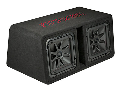 Kicker L7R 12-Inch DUAL Subwoofers in the CWR Style Vented Enclosure , 2-Ohm 1200W