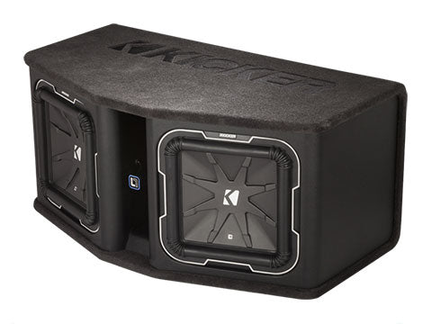 Kicker DL712 DUAL L7 12-Inch Subwoofers In Vented Enclosure, 2-Ohm , 1800W  41DL7122