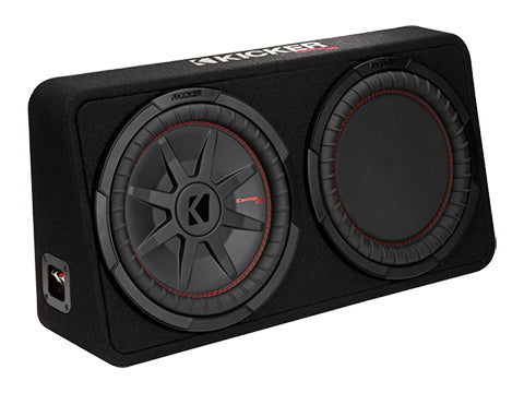 Kicker CompRT 12-Inch Subwoofer in Thin Profile Enclosure 2-Ohm 500W 48TCWRT122