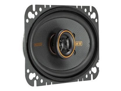 KICKER KSC460 4X6-Inch Coaxial Speakers w/.5-Inch Tweeters, 4-Ohm 47KSC4604