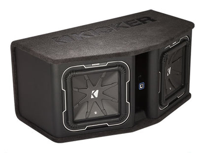 Kicker DL712 DUAL L7 12-Inch Subwoofers In Vented Enclosure, 2-Ohm , 1800W  41DL7122