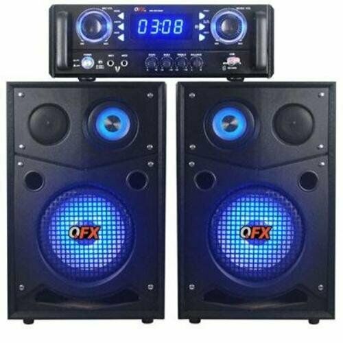 HE621000 Qfx 2 X 10" Woofer Home Entertainment System NEW - TuracellUSA