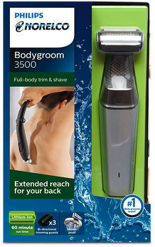 Philips Norelco Bodygroomer BG5025/49 - skin friendly, showerproof, back and bod - TuracellUSA